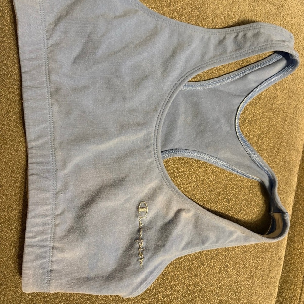 Champion Women's Light Blue Sports Bra